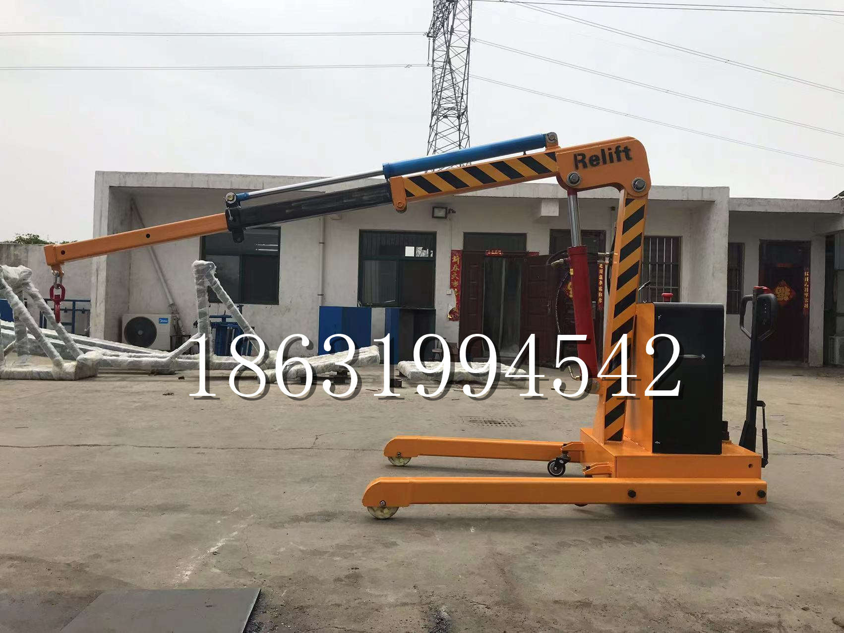 巴林右旗久征定做3吨三轮随车吊 农用园林绿化移树吊 平板工程用小吊机